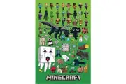 Minecraft Character Montage Poster (Multicoloured) (91cm x 61cm)