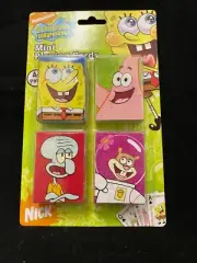 4 Decks Miniature SpongeBob SquarePants Playing Cards