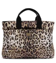 [Dolce & Gabbana Kids] Dolce & Gabbana Kids Leopard-print changing bag One Size brown