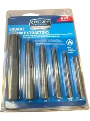 Century Drill 73214 Square Screw Extractors Set **SALE**