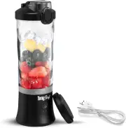 Total Chef Portable Blender | Cordless Protein Shaker Bottle | 600 ml Type-C ...
