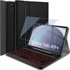 Backlit Keyboard Case for Samsung Galaxy Tab A9 Plus 11 Inch 7 color options