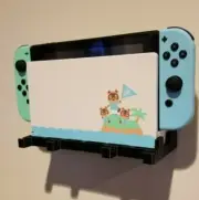 Nintendo Switch Dock Wall Mount Holder Stand Display Game Organizer hidden
