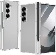 for Galaxy Z Fold 6 Case Original Builtin Screen Protector with S Pen Holder 360