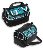 Adelaide Port Power AFL Insulated DOME Box Cooler BAG Christmas in July Sale