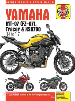 Yamaha Mt-07, '14-'17 Haynes Repair Manual ― Mt-07 '14-'17, Fz-07 '15-'17, Mt-07tr Tracer '16-'17, Xsr700 '15-'17; Includes Special Edition Models