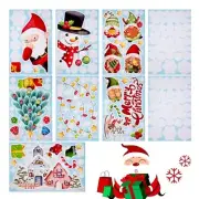 210 PCS Christmas Window Clings,Christmas Window Decorations Snowflake