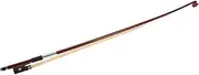 COOPHYA Half Size Violin Bow Ebony Frog Parisian Eyes Smooth Screw Horse Hair Beginner's Practice Advanced Student