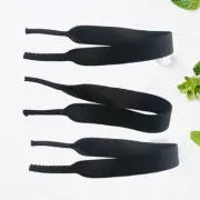 3 Pcs Glasses Strap Bungee Cords for Swim Goggles Black Swimming