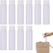 Travel Size Containers,10x Lotion Container - 30ml Empty Leak Proof Portable Accessories for Liquid Cream Shampoo Face Wash Lotion Shower Gel Toner