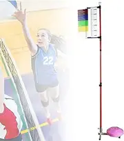 Vertical Jump Tester,1.3-3.6 Meters Adjustable Jump Measurement Tool Stick Pole,Vertical Challenger Tester for Basketball and Volleyball,Jump Training Equipment for School Gyms