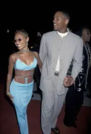 Jada Pinkett Smith Will Smith 1995 Historic Old Photo