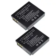 2pcs CGA-S005 Battery for Panasonic Lumix DMC-FX10 FX10GK FX12 FX50 FX100 FX150
