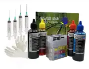 Refillable ink cartridges 252+400ml Ink Compatible Wf7210 wf-3640 Printer Epson