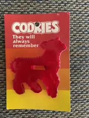Vintage Lamb Cookie Cutter Educational Products Co-Red 3.75"-Made in USA