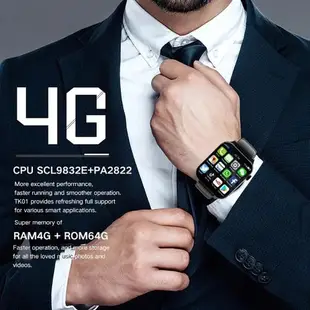 2023 RAM 4GB ROM 64GB 1.99 Inch 4G Call Smart Watch GPS Wifi