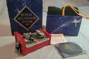 Royal Selangor Pewter Once Upon A Time Little Red Riding Hood Music Box RARE!