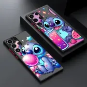 Disney Cute Stitch Case for Samsung Galaxy S24 Ultra S23 Plus S25 S22 S21 FE S20