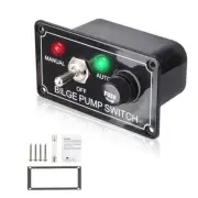 DC 12V Fused Marine Bilge Pump Switch Panel with LED Indicator Light8491