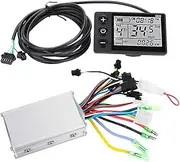Brushless Controller, Rainproof Brushless Controller with LCD Display, Ebike Controller Motor Scooter Electric Bike Motor Ebike Conversion Kit, E‑Bike Speed Motor Ebike