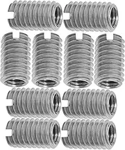 303 Stainless Steel Thread Inserts 10 Pcs Kit for Automotive Light Fixture Repair Cylindrical Sleeves
