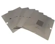 Universal Soler Ball Reballing Stencil Template 0.30-0.76mm 80*80mm - Pack of 10