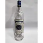 蘇格蘭可達摩雪莉威士忌 GLENLIVET 仕高利達 /空酒瓶/玻璃瓶/酒瓶/花瓶/收藏 1000毫升 1L