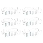 6 Pairs Light Saber Stand Wall Mount Acrylic Light Sword Display Holder Clear