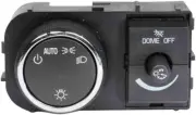 GM D1525J Ebony Headlamp, Instrument Panel Dimmer, and Dome Lamp Switch Black