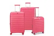 Roncato B Flying 3 Piece Lightweight EXP Spinner Luggage Set - Pink