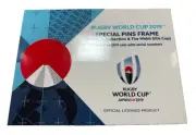 Rugby World Cup 2019 Special Pins Frame Set RWC Official