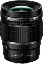 Olympus M.Zuiko Digital ED 17mm F1.2 PRO Lens, for Micro Four Thirds Cameras