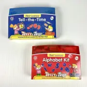 Trixy & Troy First Leaner Tell-The-Time & Alphabet Kit (new)
