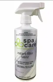 Spacare Cartridge Filter Cleaner - No Soak Formula - Spray On, Hose Off