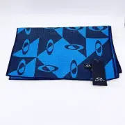 Oakley Everywhere Terrain Towel Fathom - Blue Pattern - NWT