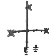 Triple LCD Monitor Desk Mount Stand Heavy Duty and Fully Adjustable, 3 Screen...