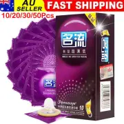 10-50Pcs Lubricated Ultra-Thin Condoms Lubricated Natural Rubber Latex Condom