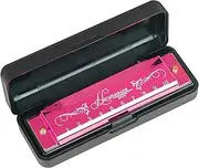 Labymos 10-Hole Harmonica Key of C 20-Tone Musical with Storage Case for Beginner Student