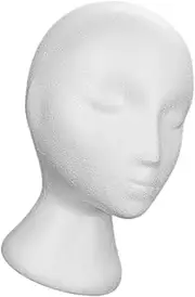 VICASKY Graffiti Mannequin Head Foam Display Rack for Hats Wigs Hat Storage Stand for Styling Drying and Showcasing Caps Hairpieces