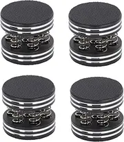 Enhanced Sound Quality, Aluminum Spring Isolation Feet with Vibration Reduction, Audiophile Speaker Pads for Speakers, Amplifiers, Turntables, CD DVD Players
