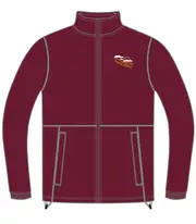 LS Maroon Polar Fleece With Logo