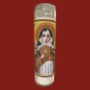 Saint Clare of Assisi White Candle, Santa Clara Veladora Blanca