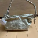 近全新 COACH 蔻馳 化妝包 迷你包 金色 MERCARI 日本直送 二手