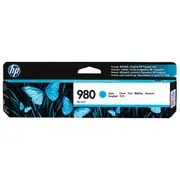 HP 980 D8J07A Cyan Genuine Ink Cartridge 6,600 Prints