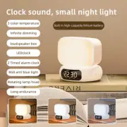 Multi-function Bluetooth Speaker LED Desk Lamp Alarm Clock Dimmable Night Light