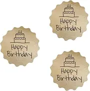 Gatuida Sets Sturdy Kraft Paper Round Cards Tags Seal Stickers for Craft Labels DIY Decorations Pcs