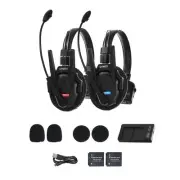 XTALK XPro2 X2 Wireless Intercom Headset System 2.4 GHz Full Duplex 1640feet/...