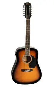 Redding 12-String Dreadnought Acoustic-Electric Guitar Tobacco Sunburst