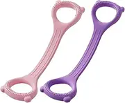 Exercise Bands - 8 Shaped Back Exerciser Band | Arm Back Shoulder Exercise Elastic Rope Stretch Fitness Band | 2X Stretch Fitness Band, Elastic Gym Workout Band for Yoga, Pilates