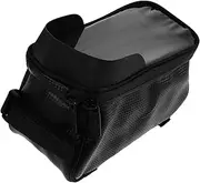 Bike Front Frame Bag Phone Storage Bag for Mountain and Road Bikes Ample Capacity for Essentials Versatile Cycling Accessory